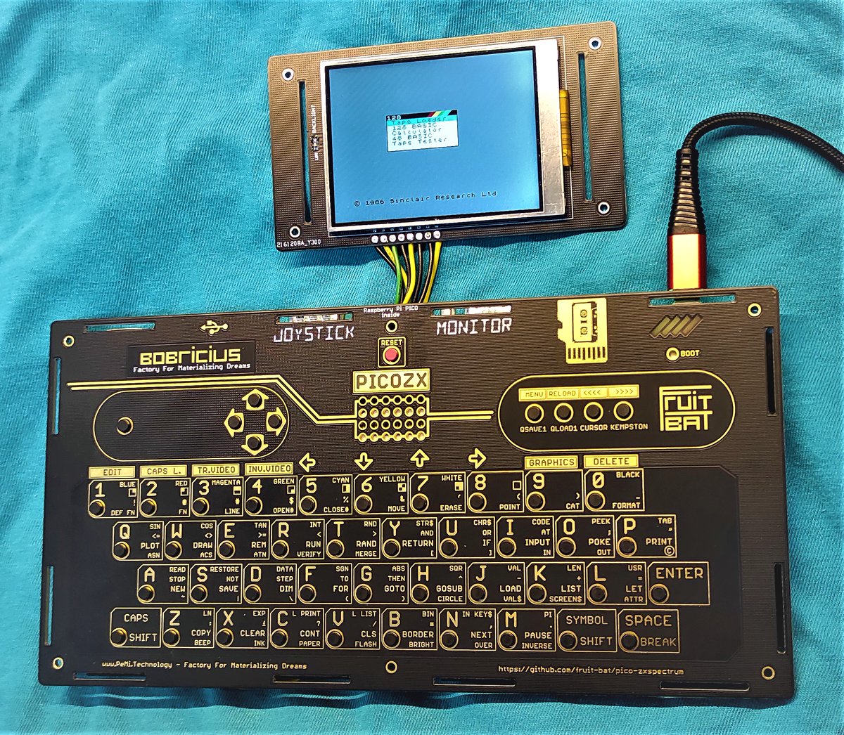 bobricius's tweet image. Coming soon, pocket #PICOZX
with 2.8" IPS display or VGA
#RaspberryPi PICO, maybe with #circuitpython
#PICOmputer (#c64 #ZXSpectrum #atari800)
Thanks for support:
patreon.com/bobricius