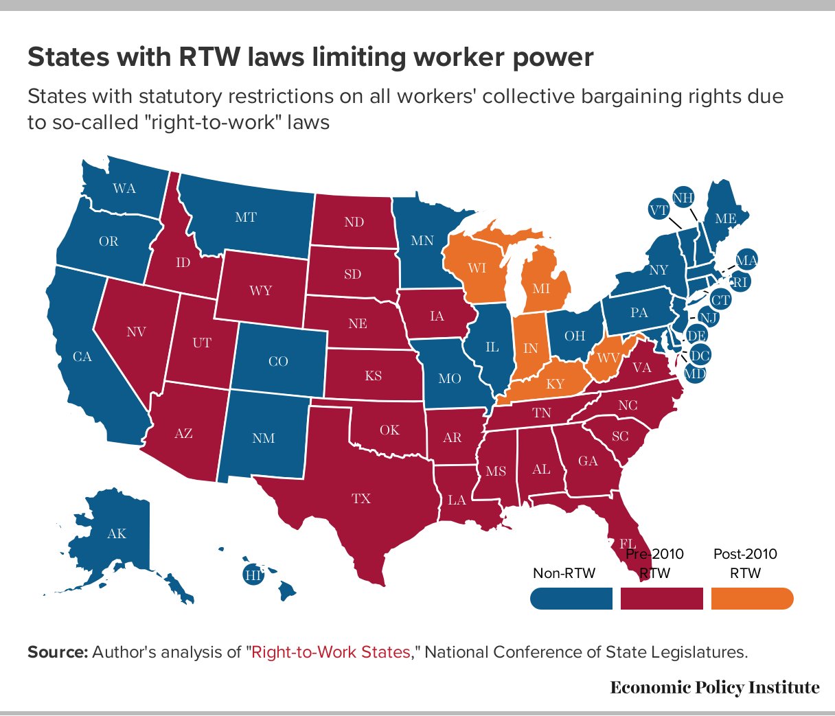 Michigan becomes first state in decades to repeal 'right to work