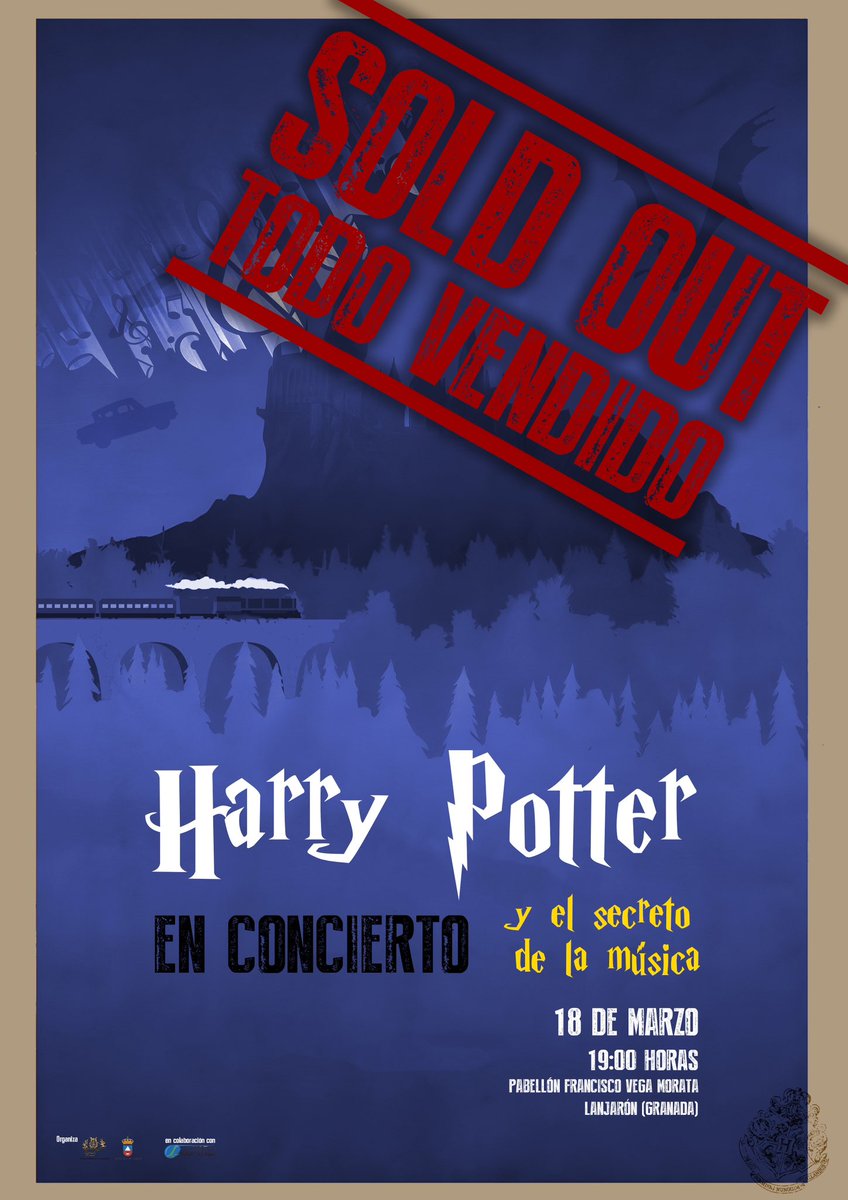 🎫ENTRADAS AGOTADAS
Así es, NO disponemos de entradas para vender en taquilla porque las habéis agotado todas. Quisiéramos dar las gracias a nuestro maravilloso público por hacerlo posible, ya sólo queda esperar a que llegue el tan ansiado día. ¡Nos vemos muy pronto, potterheads!