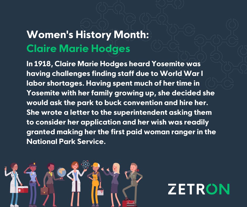 Happy #WomensHistoryMonth!

More info about our fifth feature here: bit.ly/3Zs5TYQ 

#Zetron #WomenofHistory #PublicSafety #WomenRangers