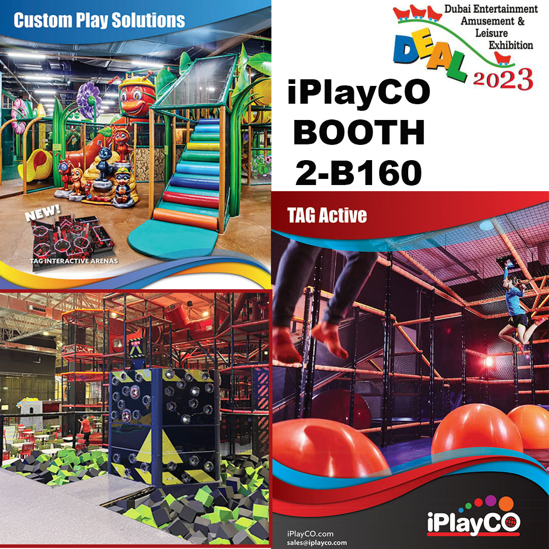 IPLAYCO's tweet photo. Drop by and see us at the DEAL show. Booth 2-B160
#weBUILDfun for all ages!

#iPlayCO #DEAL2023 #DEAL23 #TAGactive #TAGplay #IndoorPlay #FEC #FECdevelopment #EntertainmentCenter #SelfContainedPlay  #Ballocity #Ballistics #climbingwall #InternationalPlay  #PlayAreaEquipment https://t.co/rQ2WXODlq6