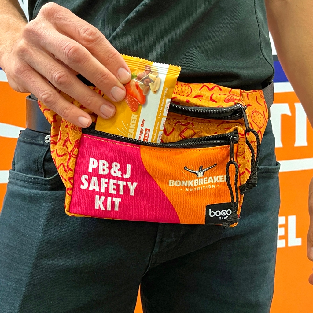 GIVEAWAY!🥜🍓 We'll never get caught without a PB&amp;J Bar... ever. To honor the beloved PB&amp;J, we created the first ever PB&amp;J Safety Kit fanny pack!

One lucky winner will receive our custom fanny pack + three boxes of PB&amp;J Energy Energy Bars ($110 value.)

l8r.it/nnWo
