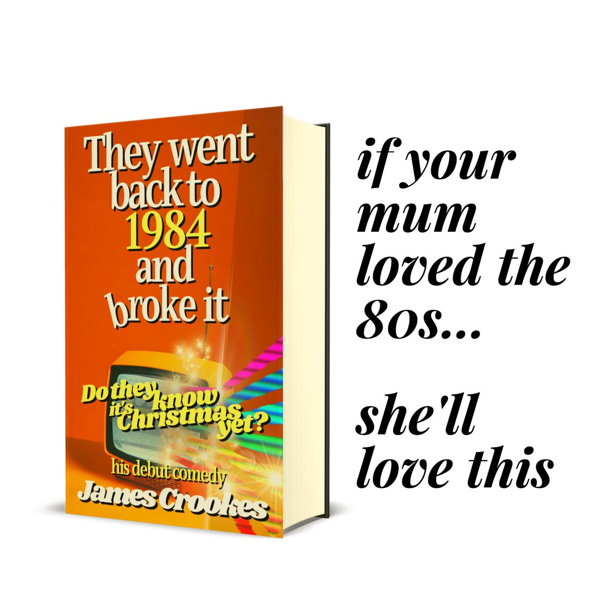JamesCrookes's tweet photo. Know any mums who loved the 80s? Feel free to share π₯°
LINK> https://t.co/mK1WJwtDIV
#Mothersday2023 #mothersdayuk #eightiesmusic #eightieskid #eightiescomedy #eightiesbook #mothersdaygiftideas https://t.co/DxnOGQWEJx
