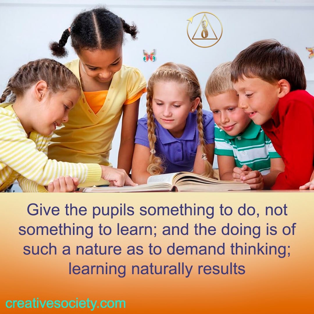 GlobalCrisisEdu's tweet image. Learning through doing is a process that has been proven to be highly effective. It allows us to connect what we learn with real-world situations, making the #knowledge more meaningful and memorable. 
#SurvivalinUnity #EducationForAll #GlobalCrisis 
creativesociety.com