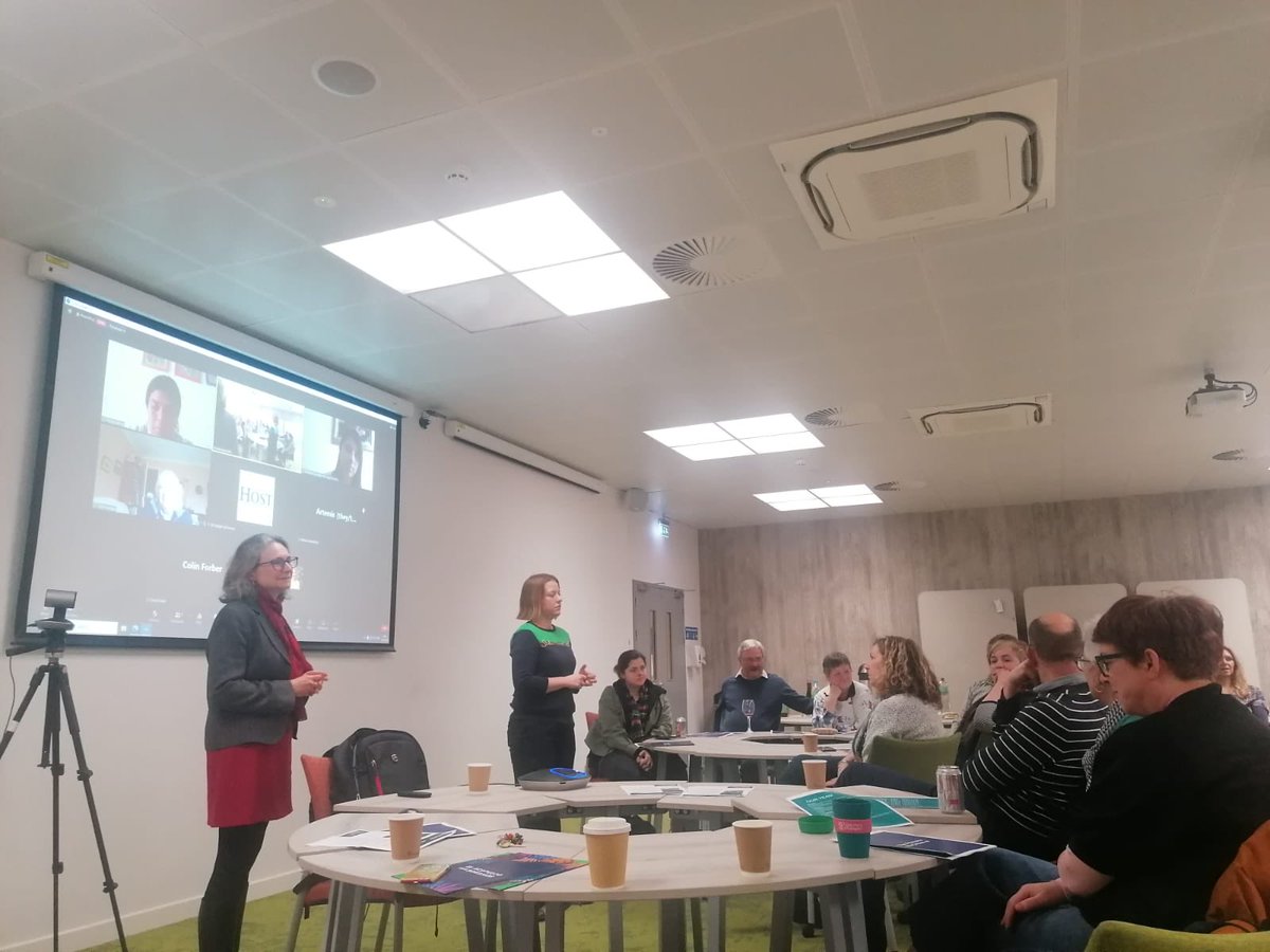 Discussing Everyday Peace with ⁦<a href="/SineadGormally/">Sinead Gormally</a>⁩ ⁦<a href="/AvilaKilmurray/">Avila Kilmurray</a>⁩ in an event ⁦<a href="/UofGEducation/">School of Education</a>⁩ ⁦<a href="/CRADALLGlasgow/">CR&DALL</a>⁩  that brought together book launch and ⁦<a href="/EdPeaceCities/">Educational Peacebuilding</a>⁩ video launch which closes our project- for now! ⁦