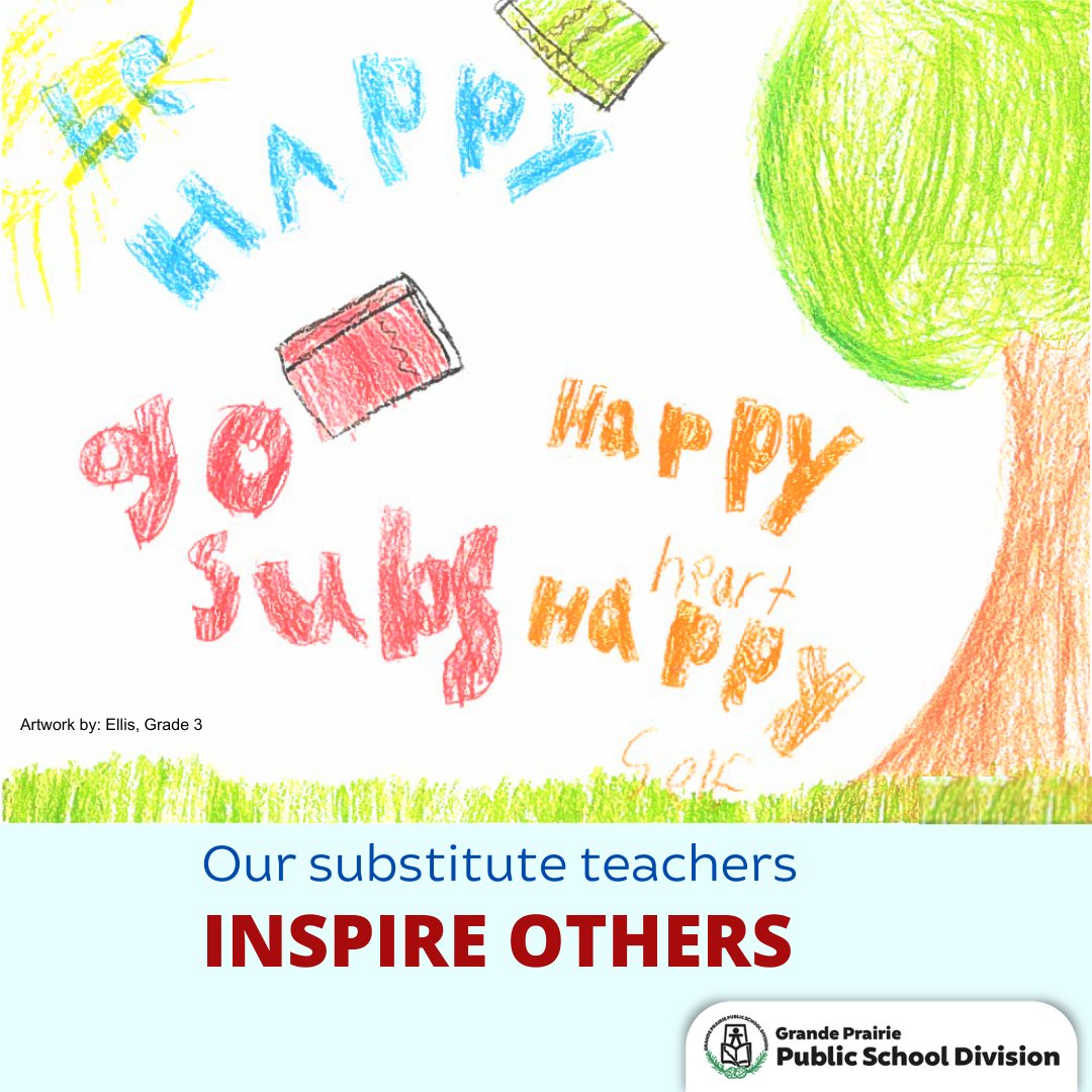 GPPSD2357's tweet photo. It is Substitute Teachers' Appreciation Week. Today we celebrate how #gppsd substitute teachers inspire others. Thank you, as educators, #youmakeadifference!
Read more: https://t.co/CUFe9tlY3O
@albertateachers
#GPPSDThanks #gpab #AbEd https://t.co/Cs5sMVJWD5