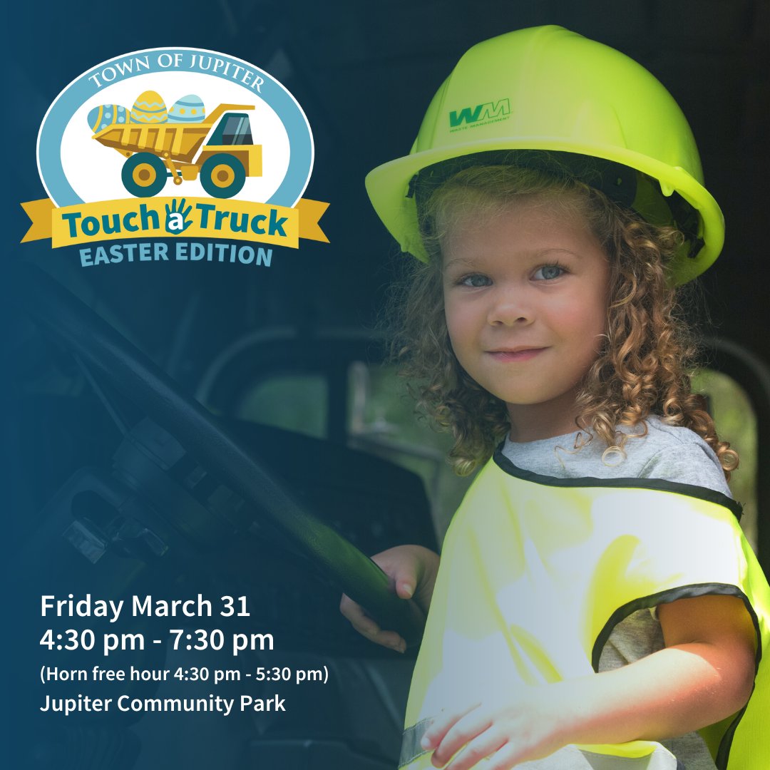 Town of Jupiter on Twitter "We're getting excited for TouchaTruck