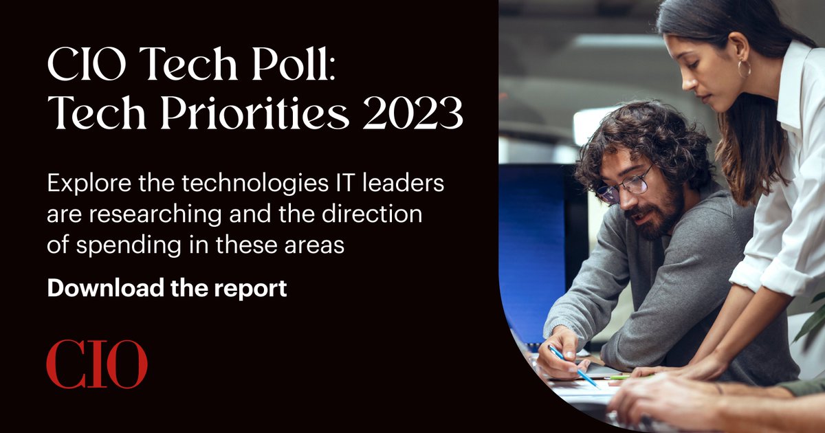 FoundryCo_Inc's tweet photo. Despite uncertain economic conditions, 88% of IT leaders expect their budget to either stay the same or increase in 2023. Find out what areas are being prioritized in the 2023 CIO Tech Priorities executive summary here: https://t.co/5Itv1KhFHY #FoundryResearch #CIO https://t.co/lifD4z1vWf