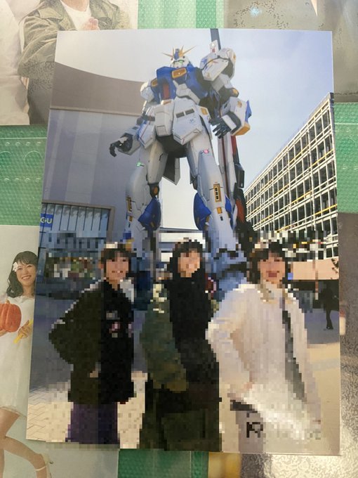 福岡さんのRYUTistさんとガンダムさん、夢のような一枚だな…東京さんでもガンダムさんと撮ってくれないかな…※ネタバレ