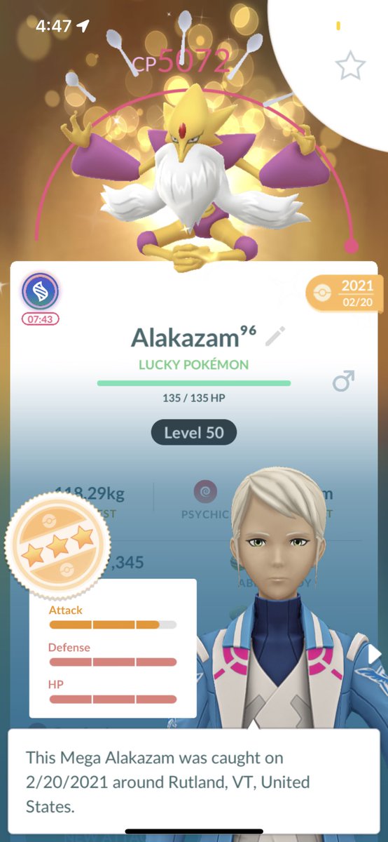 AlfredoDreamz's tweet photo. Lucky trade of the day and finally got to register this mega in my dex. https://t.co/rvhZ1sV0iM