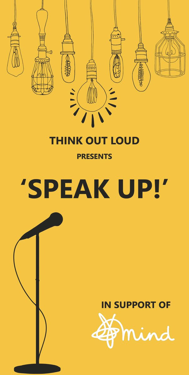Come down to support our first Open Mic with <a href="/TOL_UK/">Think Out Loud</a> this Saturday <a href="/TheUnionTheatre/">The Union Theatre</a> 

Raising money for <a href="/MindCharity/">Mind</a> and featuring some incredible talent.

Tickets at: uniontheatre.biz/show/speak-up/