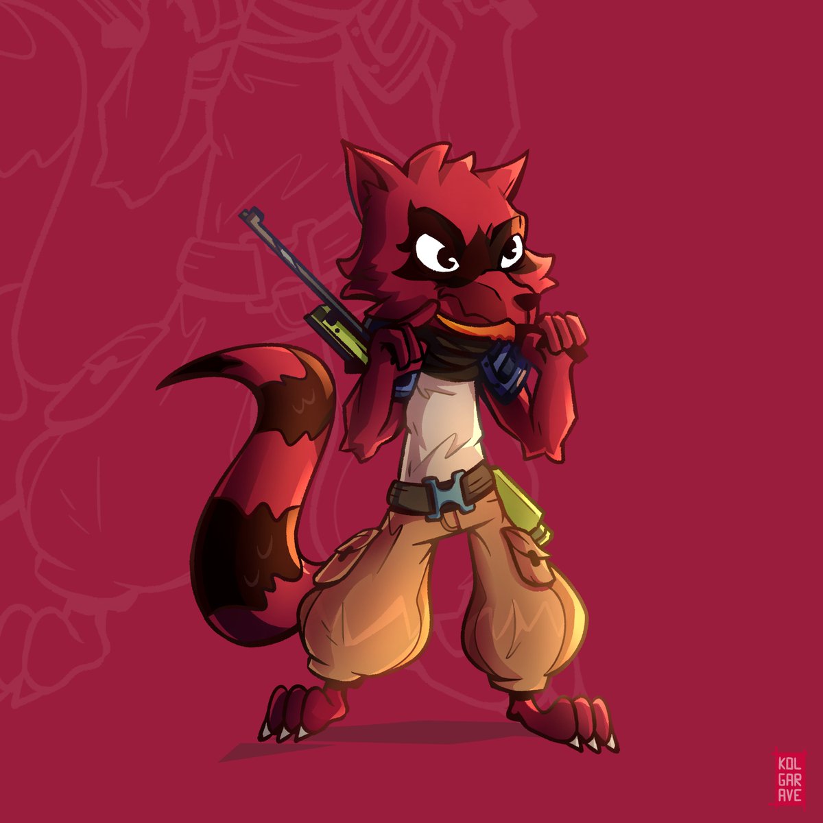 kolgarave's tweet photo. I feel like it's time to start posting again. E-sports team mascot commission. 
#digitalart #conceptart #characterdesign #illustration   #stylized #mascot #Commission https://t.co/kGnOblRmHH