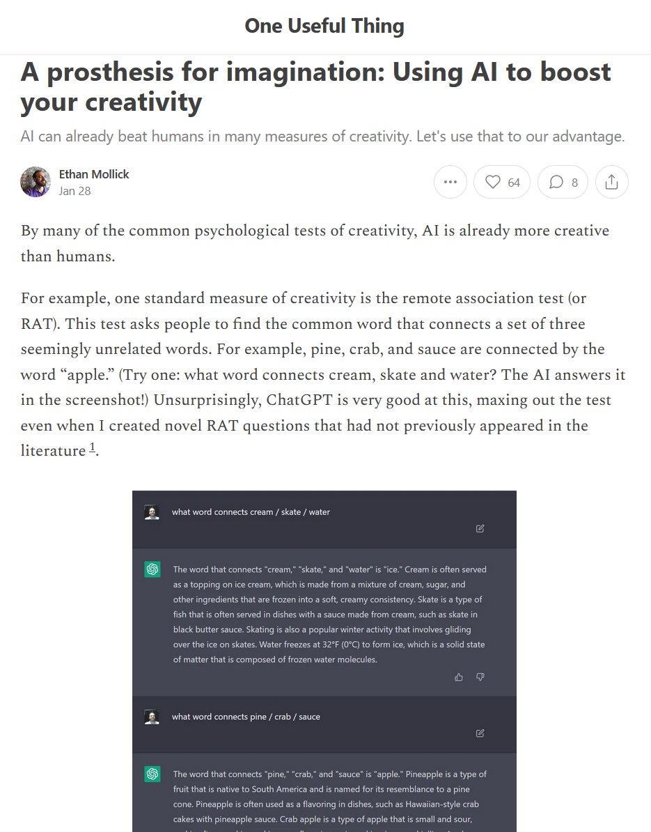 Ethan Mollick tweet media