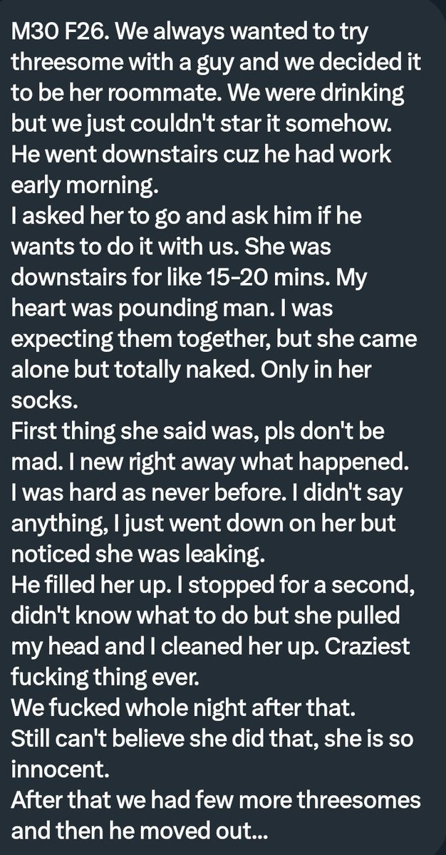 Pervconfession On Twitter His Girlfriend Fucked Her Roommate And He