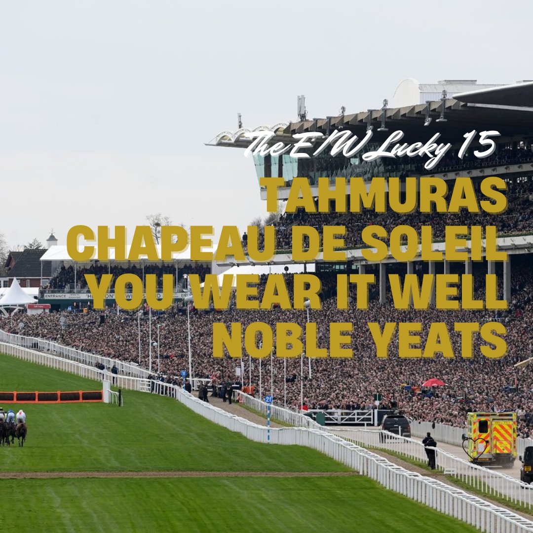 FarleyWrites's tweet photo. @TheAtOddsPod @sportingsamcan As we always say at @TheAtOddsPod, please be sensible, don't chase anything and only wager what you can afford to lose. Cheltenham is meant to be fun and enjoyable, no more and no less. https://t.co/dnsl1Rs0Yt