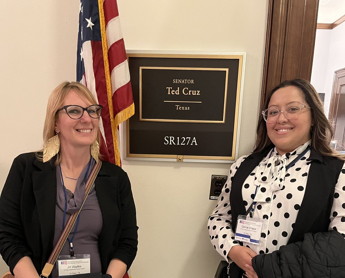 Thank you to @JohnCornyn and @tedcruz’s offices for meeting with Texas Schools today in Washington DC to discuss #impactaid @NAFISschools and it's importance to districts like ours @ELPASO_ISD @celinaachapa #iamepisd