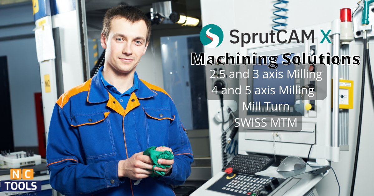 tools_nc's tweet photo. SprutCAM provides a full range of automated functions to simplify and speed up machining operations for CNC machines and robotics that equals or surpasses high-end systems.
https://t.co/l71tV3x68z
#SprutCAM #cadcam #machining #programming #manufacturing #cnc #cam #automati ... https://t.co/o10PnlTPJS