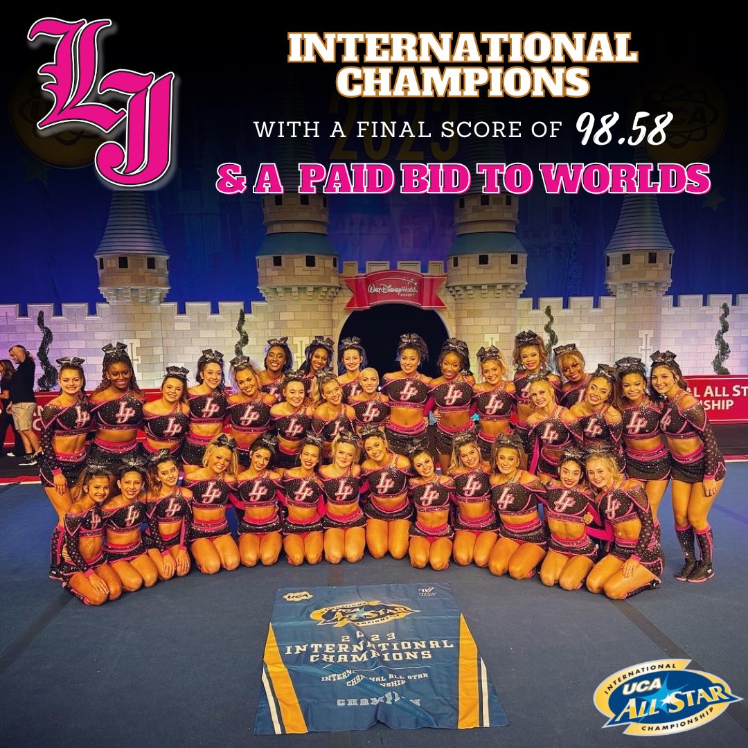TopGunJags305's tweet photo. 💋LJ, 🚑TGLC, and 💃Double O had a blast at ✨UCA NATIONALS, and achieved some 🏆AMAZING ACHIEVEMENTS!

#TGJags29 🐆 #OAFAAF 🖤💛 https://t.co/jS634yqofg