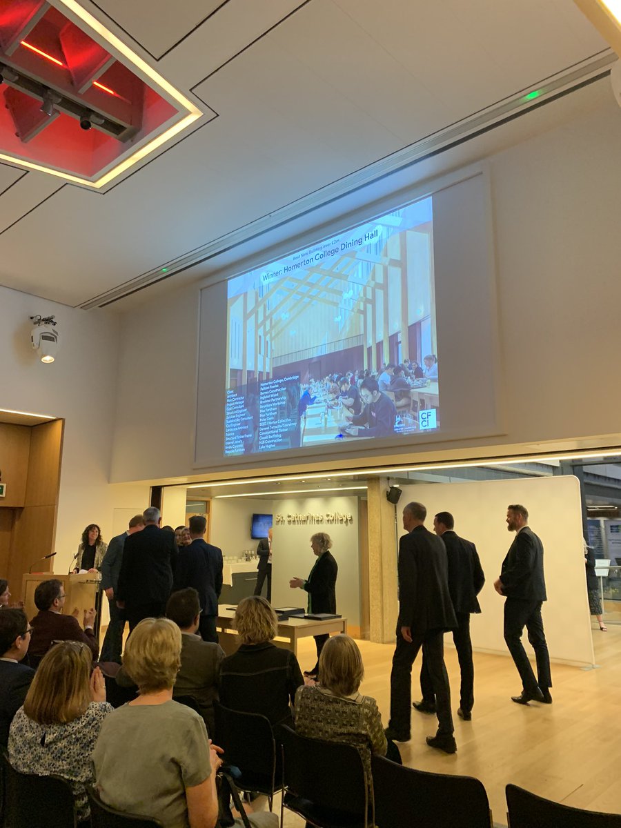 Best New Building over £2m – Winner awarded to Homerton College
Dining Hall <a href="/HomertonCollege/">Homerton College</a> <a href="/FeildenFowles/">Feilden Fowles</a> <a href="/BarnesConstrctn/">Barnes Construction</a>
#CambsDesignAwards