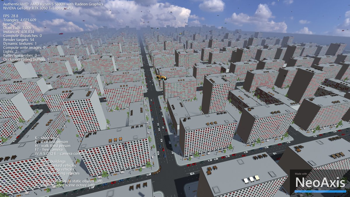 neoaxis's tweet photo. NeoAxis 3D/2D Game Engine 2023.1 Released! Significant licensing changes, graphics improvements, a new physics engine, multiplayer support and many new add-ons. Read more: https://t.co/pJzRvMKVWn #neoaxis #gameengine #gamedev #indiedev #madewithbgfx https://t.co/6rhyTBwTfc