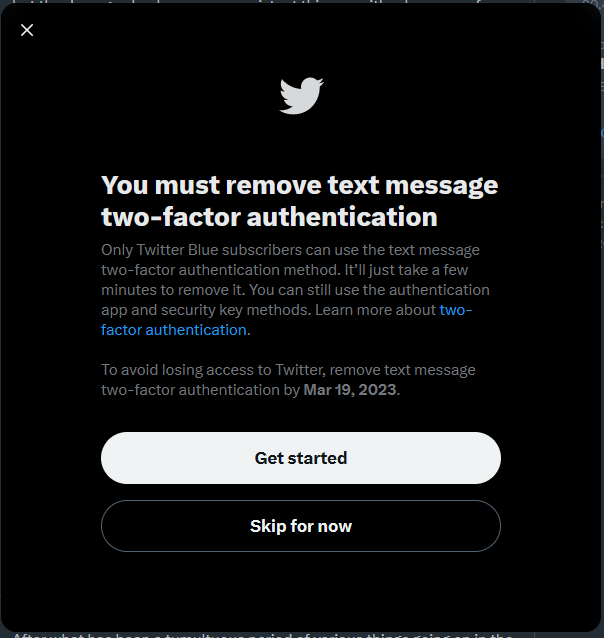 IceColdKiller72's tweet photo. This is some fuckin bullshit. WHY would anyone lock an AUTHENTICATION MEASURE TO PROTECT ONE'S ACCOUNT BEHIND A PAYWALL! I understand there are other ways the authy but FFS this is the dumbest shit I've seen in a min. https://t.co/dUsFGMi8KW
