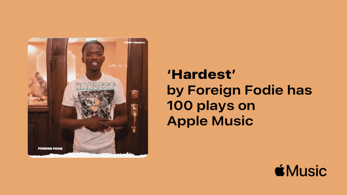 RunninBack45's tweet photo. Just passed a new Milestone on @AppleMusic. Thanks for listening!
https://t.co/jBOGE5Z899 https://t.co/Qn32SoGpUO