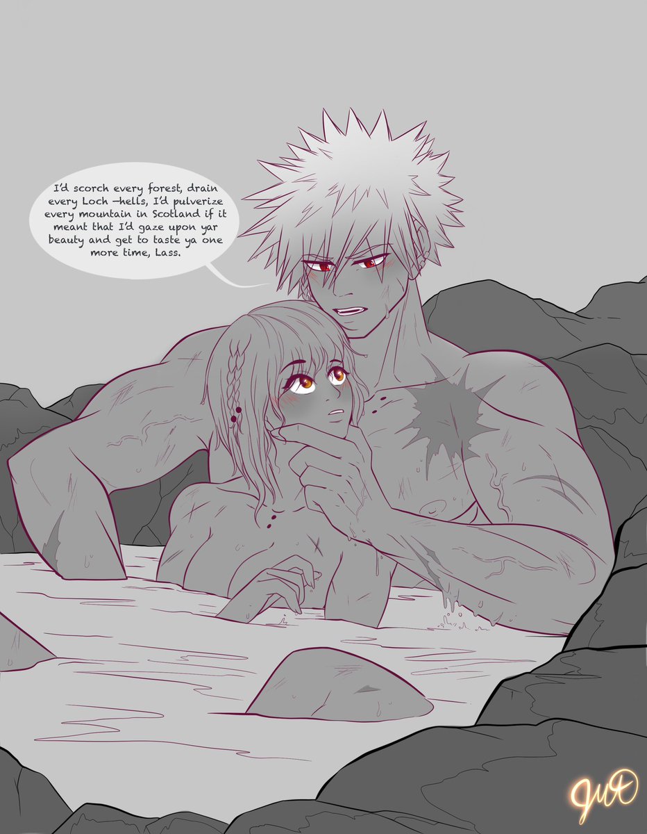 kitsunefire7's tweet photo. MOAR of my Celtic X Kacchako crossover 
Ty @ChibiCherryBlsm and @zerogravity727 for dialogue/ideas

#kacchako #mha https://t.co/FX2qPGQQG8