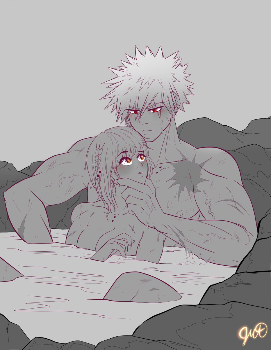 kitsunefire7's tweet photo. MOAR of my Celtic X Kacchako crossover 
Ty @ChibiCherryBlsm and @zerogravity727 for dialogue/ideas

#kacchako #mha https://t.co/FX2qPGQQG8