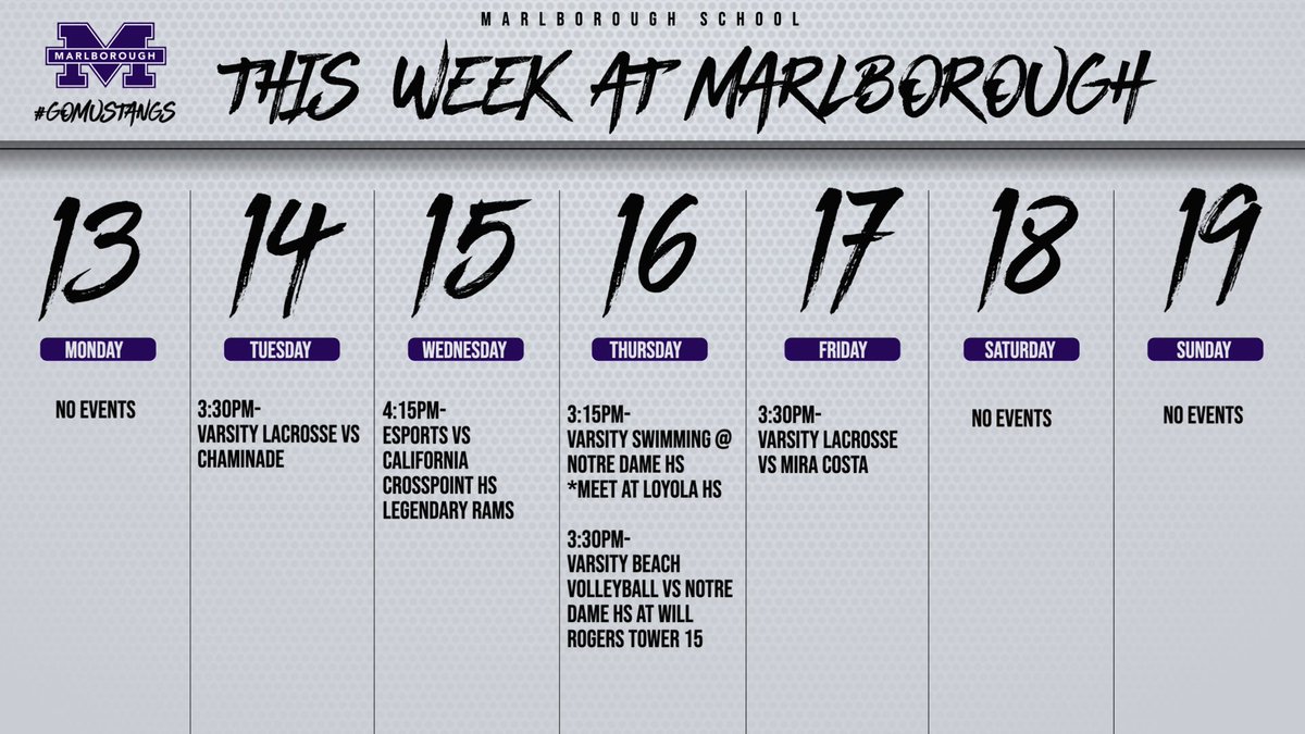 Mustang_Sports's tweet photo. 🚨GAME SCHEDULE: High school events to check out this week! 

#mustangpride #gomustangs https://t.co/SjY2OmnSrQ
