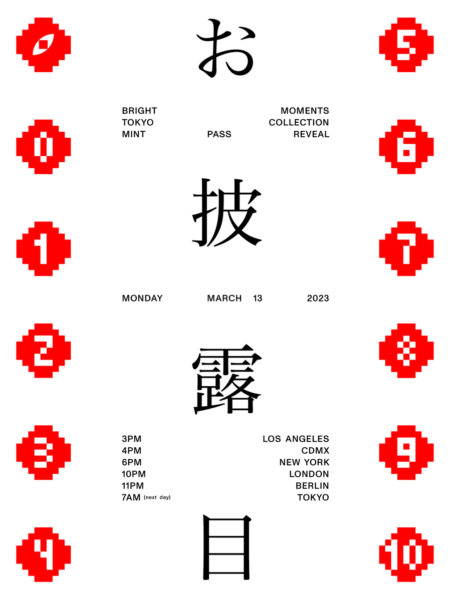 brtmoments's tweet photo. Tune into our livestream starting in one hour!

👉 AI Collection artists joining us live to share previews before tomorrow's sale
👉 The Unveiling お披露目: order of Tokyo Collection artists revealed live

Watch at: https://t.co/nVO2djYBnU https://t.co/PmDmEaxULB