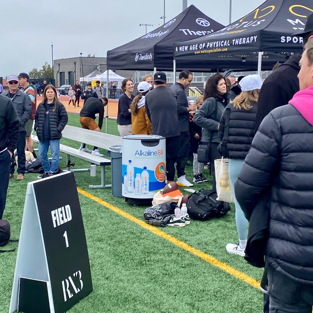 Thrilled to be the hydration partner for RX3 Growth Celebrity Flag Football game on Saturday!💧🏈🚩 <a href="/JaredGoff16/">Jared Goff</a> <a href="/BMarshh/">Brandon Marshall</a> <a href="/MattLeinartQB/">Matt Leinart</a>