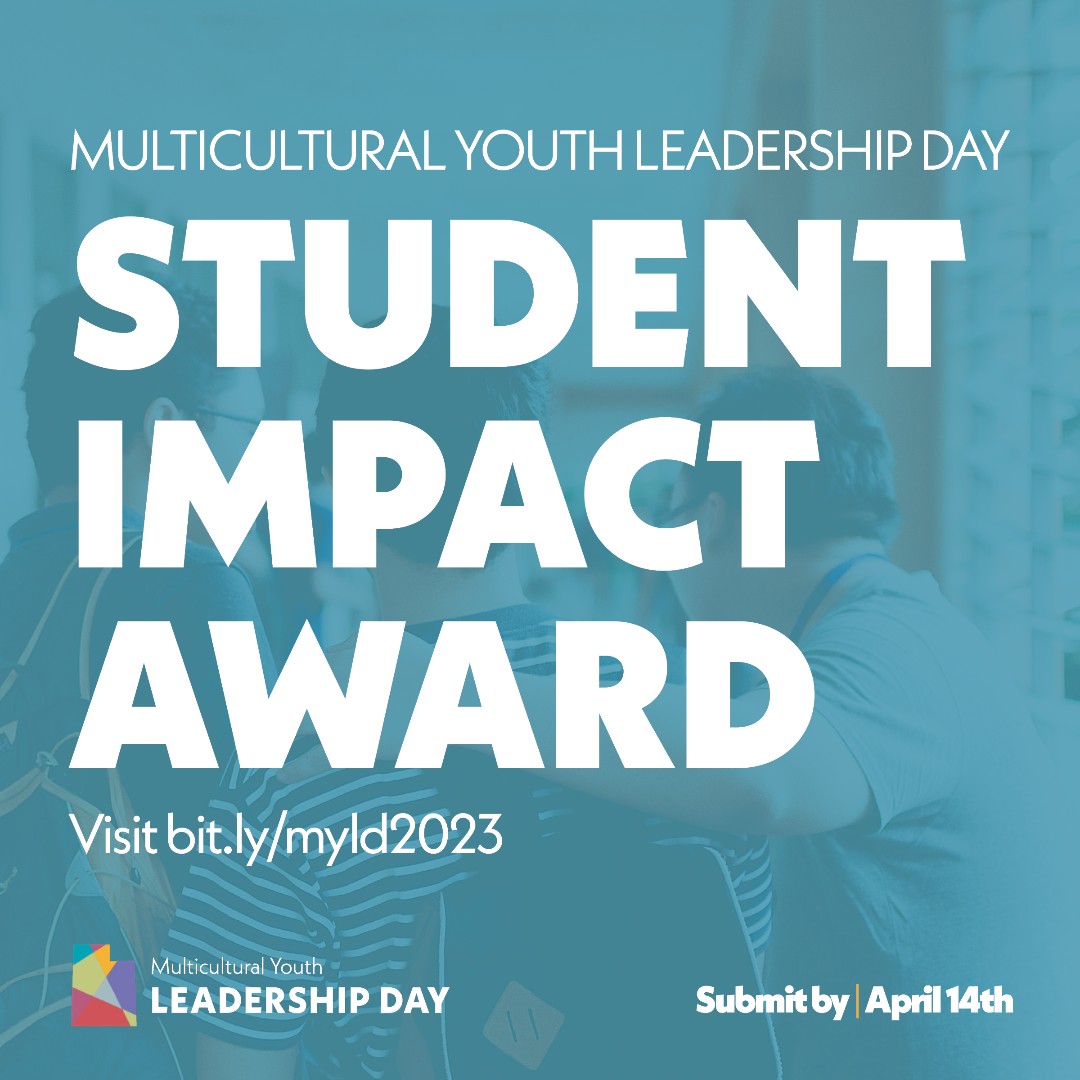 Two weeks to register for this year's Multicultural Youth Leadership Day. The experience will be hosted virtually on Thursday, April 6th and Thursday, April 13th, from 9 AM to 11 AM. 🎉 #MYLD23

Visit bit.ly/myld2023 to register for our event.