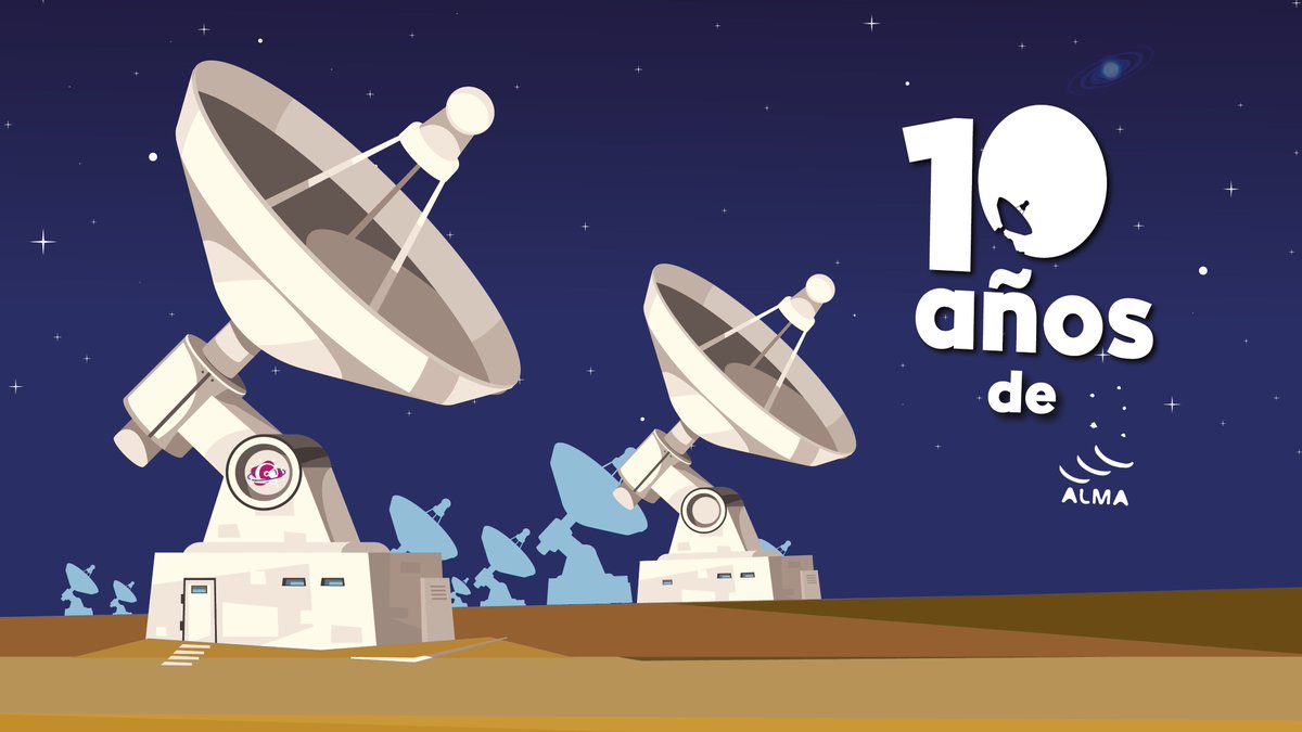 mentes_astro's tweet photo. 📅📡 Hoy, 13 de marzo se cumplen 10 años desde la inauguración del @ALMAObs_esp.
🎉 Muchas felicidades a su enorme equipo por esta gran primera década de trabajo.
#AlmaObservatory #ESO #Alma10 https://t.co/4Oyr3O76fI