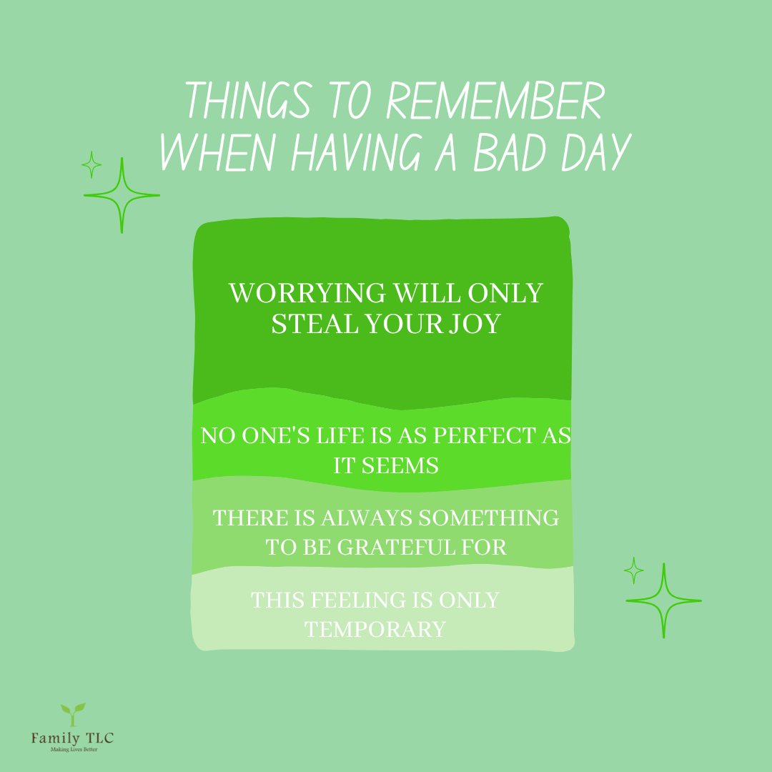 FamilyTLC's tweet photo. Remember, bad days happen to everyone. Be gentle with yourself. 🤍

#badday #mondaythoughts #mondayblues #thingstoremember #mentalhealth #wellbeing #toughdays #strength #resilience #therapy #counselling #barrie #newmarket #orillia https://t.co/0Fv5MxwQfI