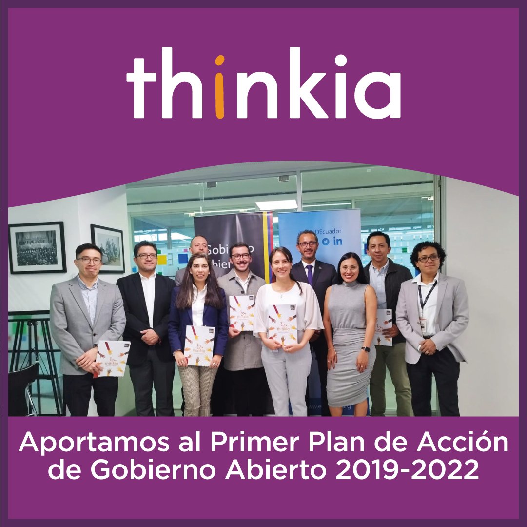PNUDEcuador's tweet photo. ¿Sabías que?🤔
📣Thinkia es una iniciativa pública de la Secretaría de Educación Superior, Ciencia, Tecnología e Innovación @EduSuperiorEc es uno de los compromisos del Primer Plan de Acción de #GobiernoAbiertoEc .
#Thinkia
#LabCiudadano
#Innovacionsocial
#Innovacionpublica https://t.co/tHUFLcb4fb