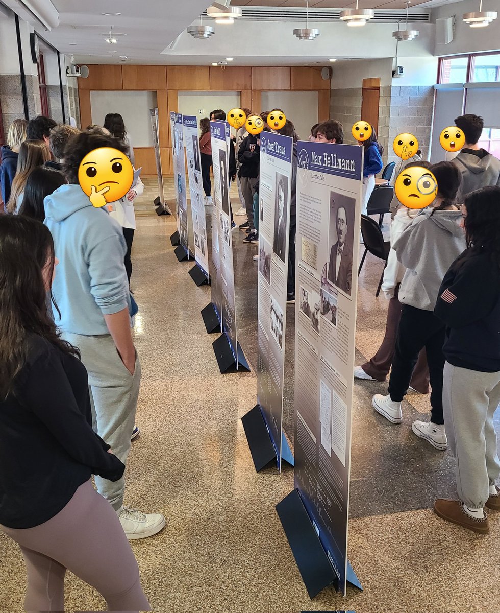 squidilywinkinc's tweet photo. Last week at #Greeley students had the wonderful opportunity to examine and reflect on #HHREC exhibit, "13 Drivers Licenses" it was beautiful to see them carefully write journals answering, "What do you think is most important about keeping these stories alive?" #WeAreChappaqua https://t.co/tE42UBvFyi