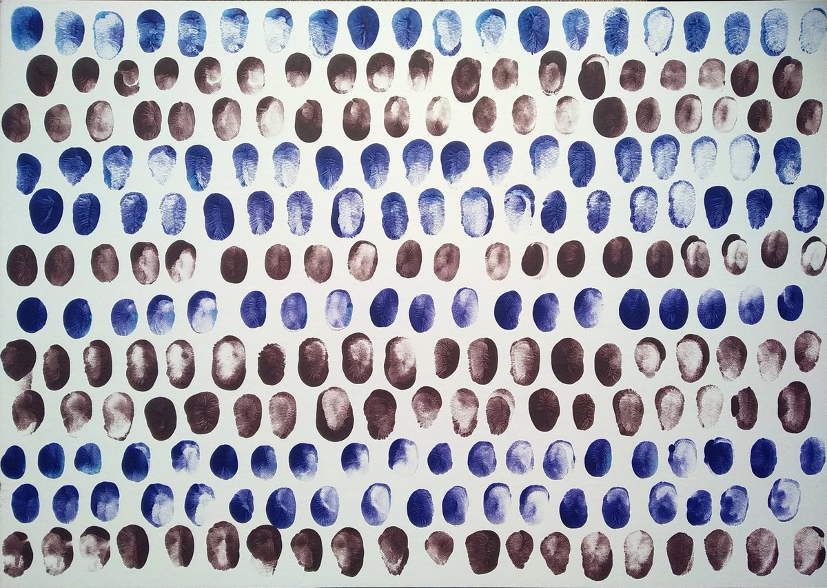 OZ1Igor's tweet photo. Fingerprints. Partitura 4
"The question is never what to draw, only how to draw" Robert Ryman". I like this saying, and let it be the motto of this series. https://t.co/2mr9fKkGMN