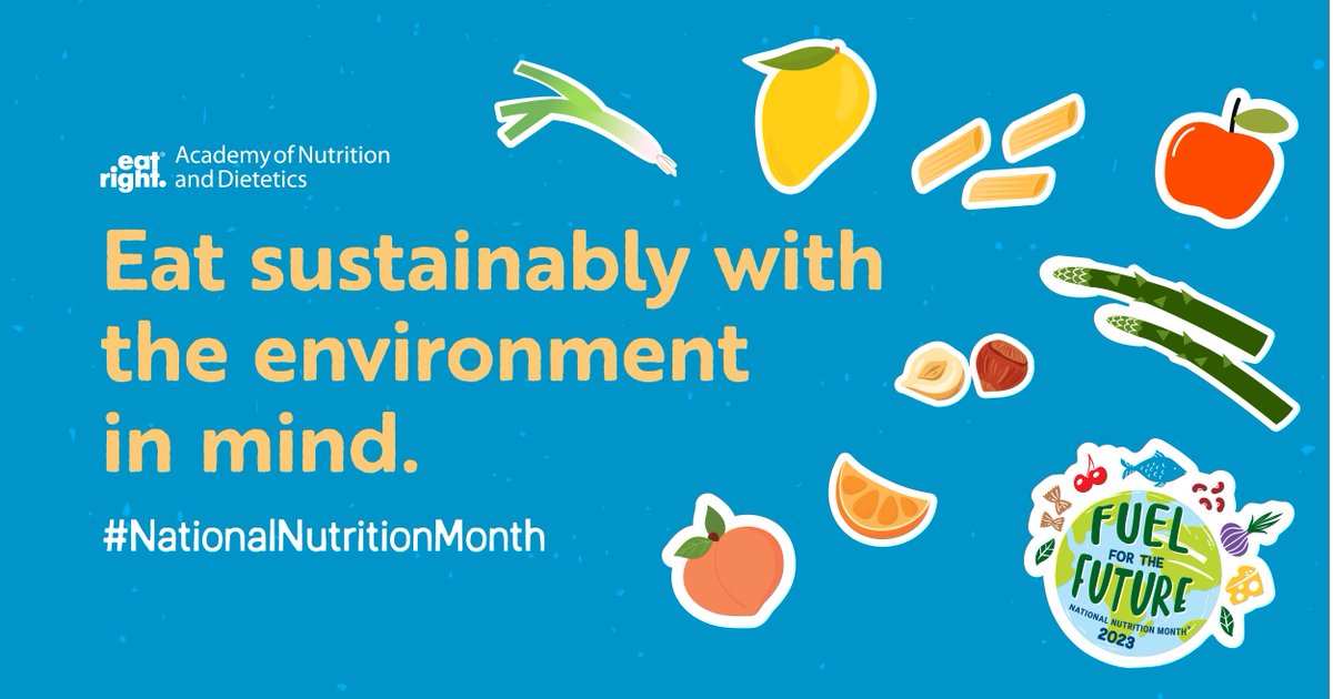 During #NationalNutritionMonth and beyond, focus on the environment when meal planning! For example, you can shop locally and choose foods with minimal packaging.

Get more tips to lighten your carbon foodprint: sm.eatright.org/carbonfdprint