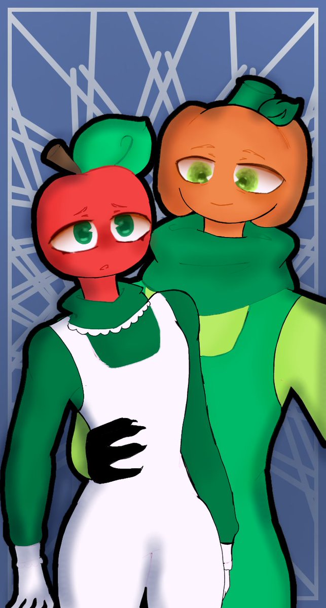 Andythepaple's tweet photo. :] #Andytheapple #Peterthepunkim #AndysAppleFarm #ship #myAU #AndyxPeter https://t.co/mrSt4iVj1x