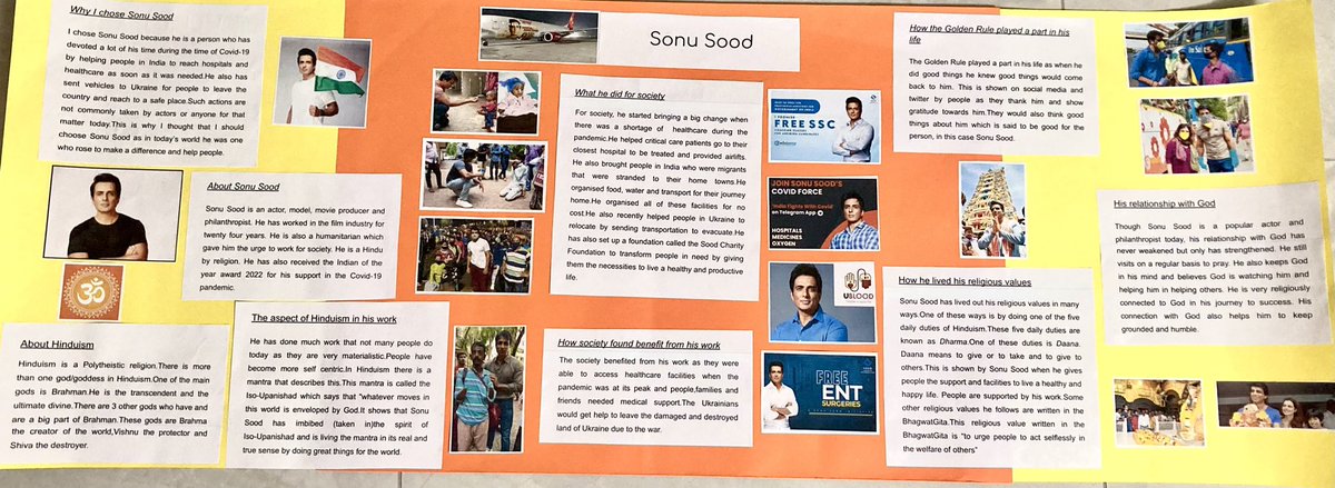 shubhamtwits's tweet photo. @SonuSood hello sir! We are an Indian family based in Ireland. My 14 year old daughter was given a school project on ‘a person of commitment’ and she chose you to be the person for her project. This shows the impact of your passion and commitment on her and my family, Inspiring! https://t.co/yCchzKkUNR