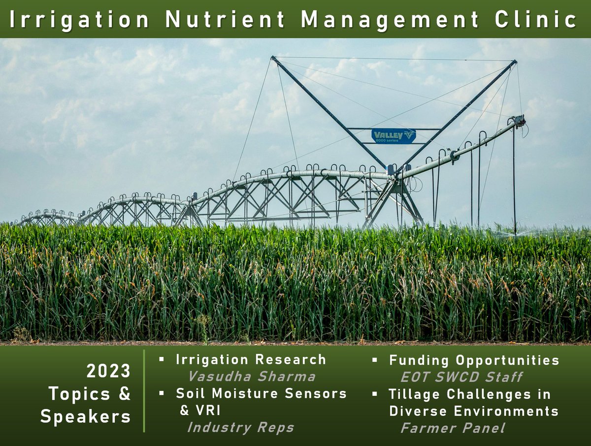 EOT_SWCD's tweet image. Did you miss our Irrigation &amp;amp; Nutrient Management Clinic? View the presentation videos on our YouTube channel: 

youtube.com/playlist?list=…