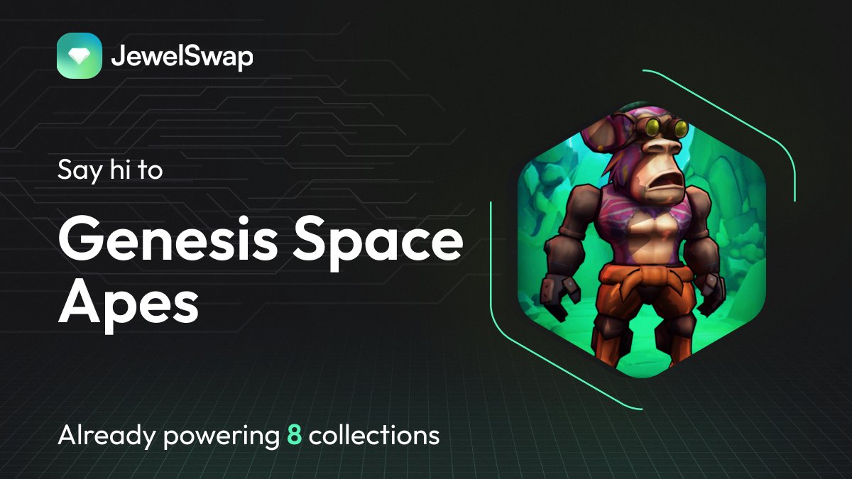 viktor_vost's tweet photo. You asked - we've delivered 👌Genesis Space Apes by @CantinaRoyale are live, exclusively on @JewelSwapX 🎉 A road to 500 #EGLD starts now.

Loans start from 0.5 % 

https://t.co/EOqRp091dR https://t.co/SCbuOkRZ49