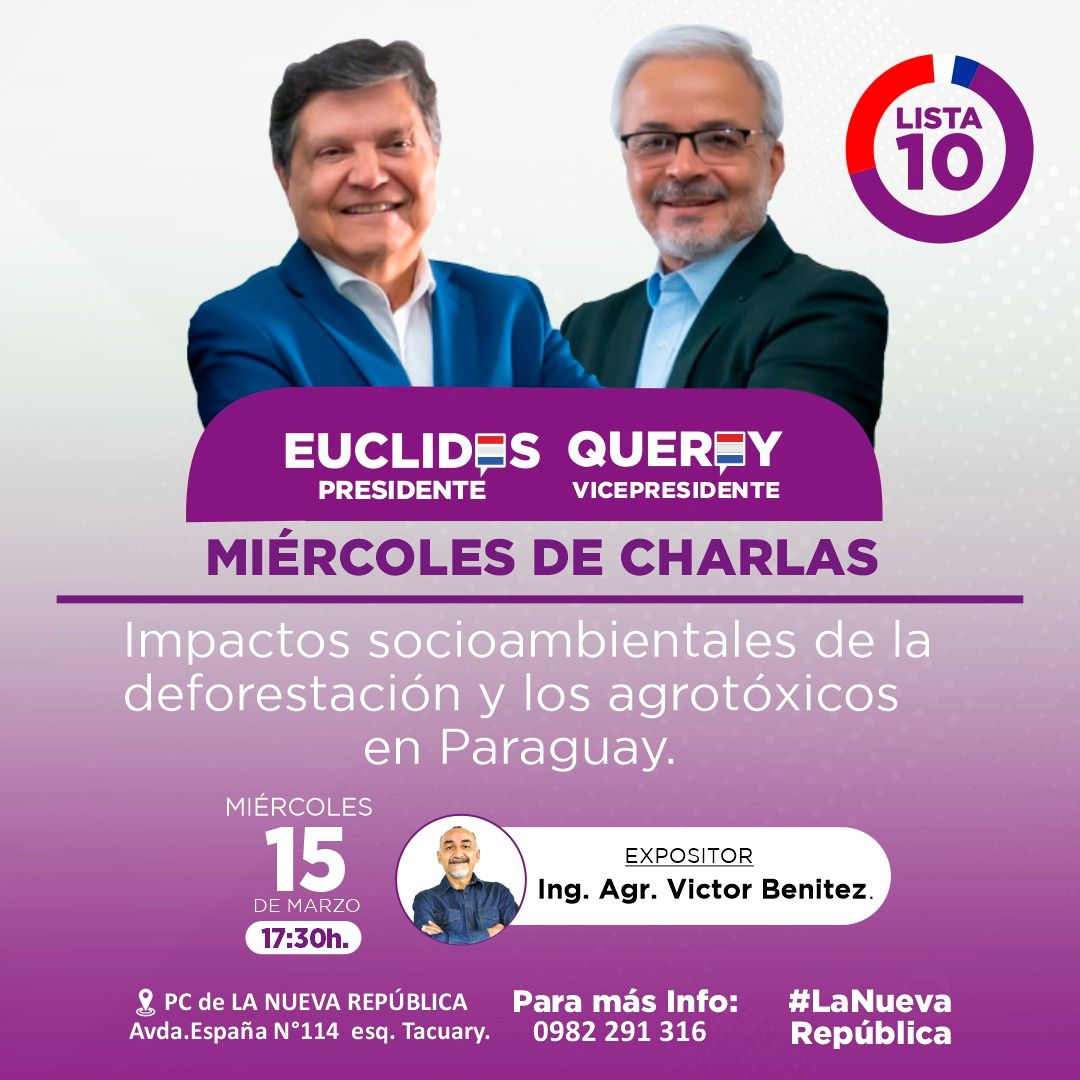 euclides_py's tweet photo. Como cada miércoles, te esperamos en las charlas magistrales. 
¡Nos vemos en la casa de todos! 

 #EuclidesPresidente #Lista10 #HÓRAMA #LaNuevaRepública https://t.co/sqKWsSxma4