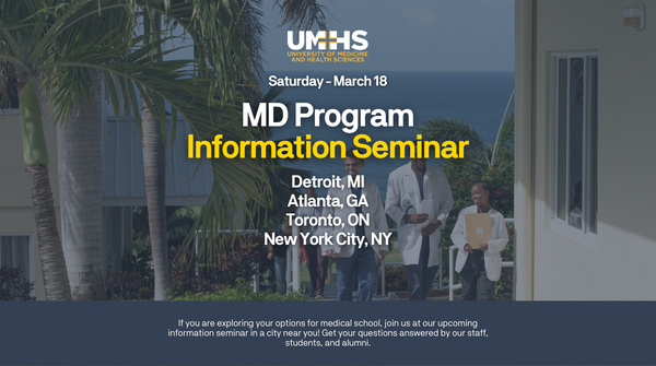 UMHSstkitts's tweet photo. Don’t miss out on our In-Person Info Sessions this weekend March 18!

Register for Detroit: https://t.co/L0obmp1AxL

Register for Atlanta: https://t.co/FJbQGVsklM

Register for Toronto: https://t.co/LdDBsPrzOw

Register for New York : https://t.co/dsrnGTUThc

#umhs #medtwitter https://t.co/cPGi56DvJl