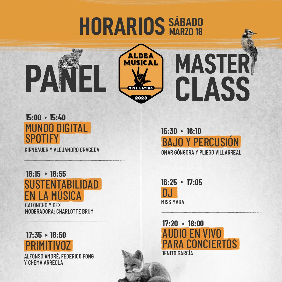 AldeaMusicalVL's tweet photo. Nuestras dos jornadas de talleres y paneles dentro de la #AldeaMusicalVL quedan distribuidas así 👇
¿Ya sabes a cuál quieres unirte? 🛖🔊 https://t.co/MMrMT092W0