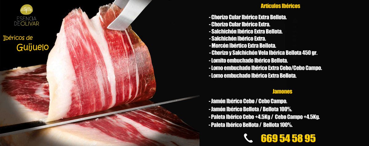 ¡Últimos días para realizar tú pedido!

Además de los #Jamones y #Paletas de #Guijuelo. Os ofrecemos más productos de primera calidad. Hoy os mostramos #Chorizo y #Salchichón. 

📱 669 54 58 95 (Más información y pedidos).

¡Pregunta sin compromiso!