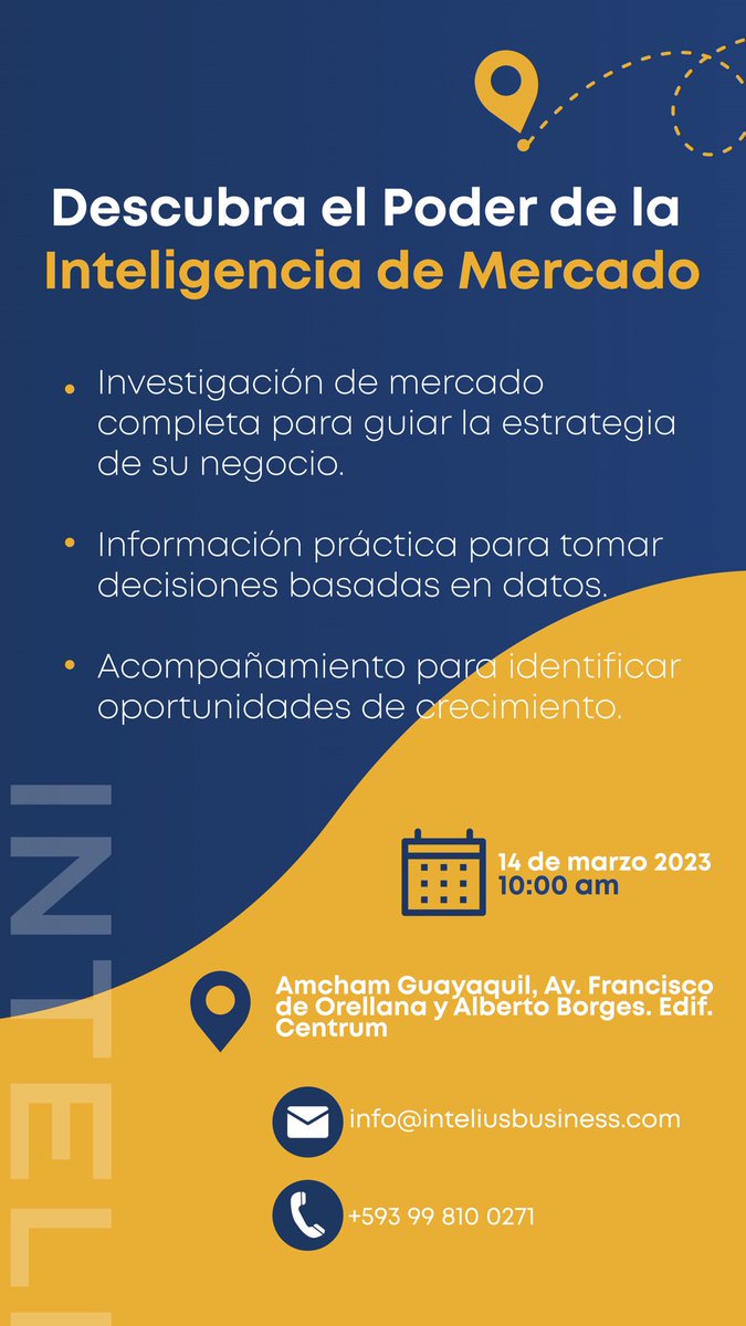 InteliusBI's tweet image. 📣Mañana martes 14 de marzo participaremos en el #openhouse de @amchamgye para responder todas sus preguntas sobre #comercioexterior #data y #oportunidadesdenegocio en extranjero🌎

¡No se lo pierdan!
⏰10h00 
📍Sede AMCHAM Guayaquil
