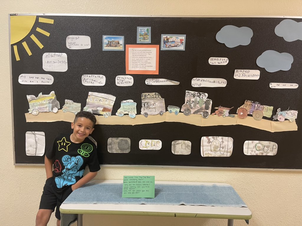 Mrs_Biehl's tweet photo. Love seeing how bright they shine on exhibition day! Look at that pride and excitement as they present their learning. Itβs not about the end product, but they sure do love this process! #inquirybasedlearning #projectbasedlearning #exhibitionoflearning #TCS https://t.co/emTBmCp6ZN