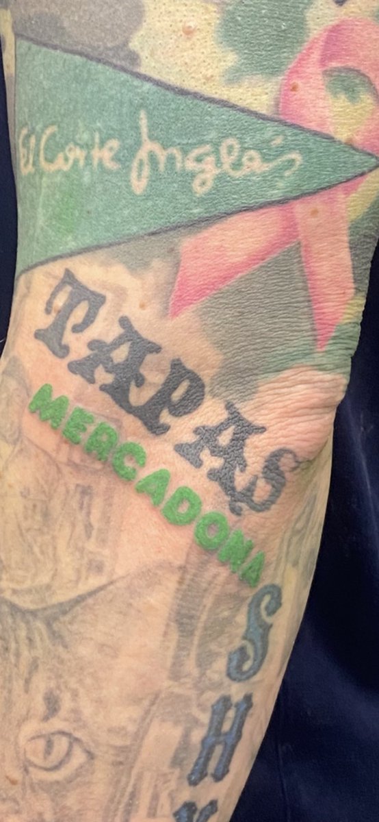 LarryShyGuy's tweet photo. Today I visited LA GUERRERA tattoo in Madrid and did this…. https://t.co/wgmV8Nw2w0