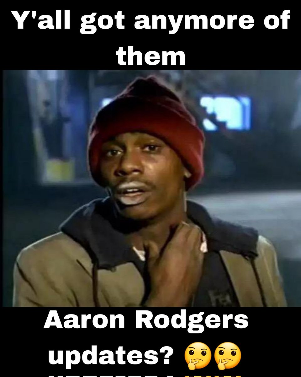 JeremyBowes1's tweet image. just keep refreshing Twitter 🤣🤣 #RodgersWatch